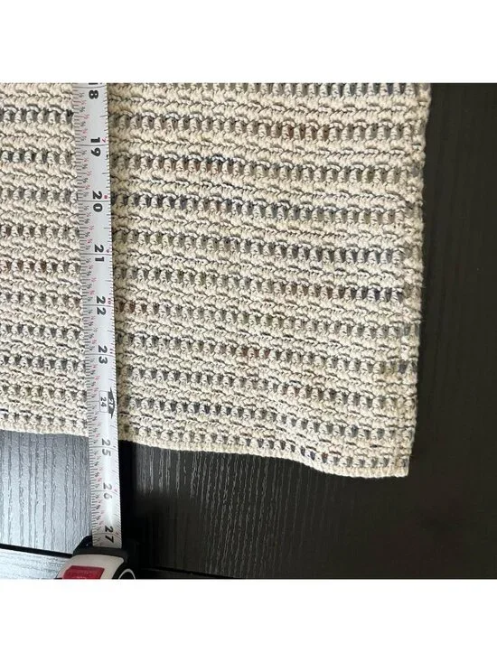 vintage 90s striped boho granola grunge sweater - Picture 7 of 8